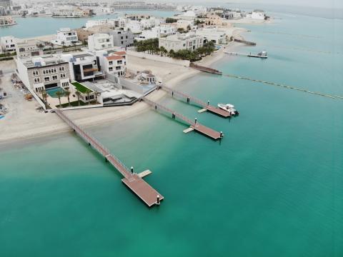 Schwimmstege aus Aluminium, Abu-Dhabi